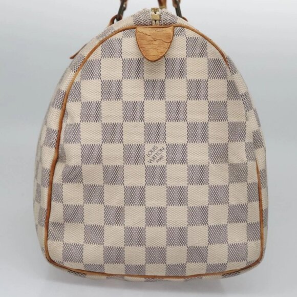 LOUIS VUITTON Damier Azur Speedy 30 Hand Bag - Picture 3 of 16
